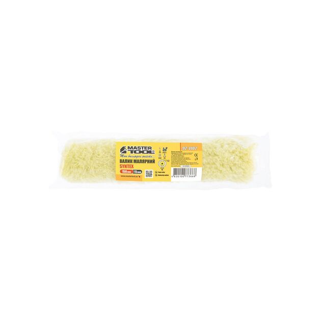 Валик малярный MASTERTOOL Sintex 15/150/12 мм Ø 6 мм, фото , изображение 3 | SNABZHENIE.com.ua