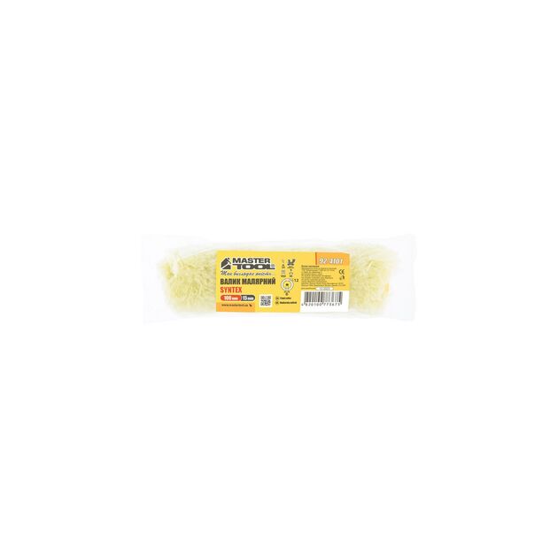 Валик малярный MASTERTOOL Sintex 15/100/12 мм Ø 6 мм, фото , изображение 3 | SNABZHENIE.com.ua