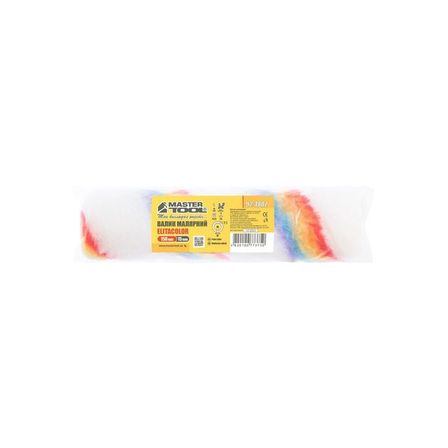 Валик малярный MASTERTOOL Elitacolor 15/150/11 мм Ø 6 мм 92-4802, фото , изображение 3 | SNABZHENIE.com.ua
