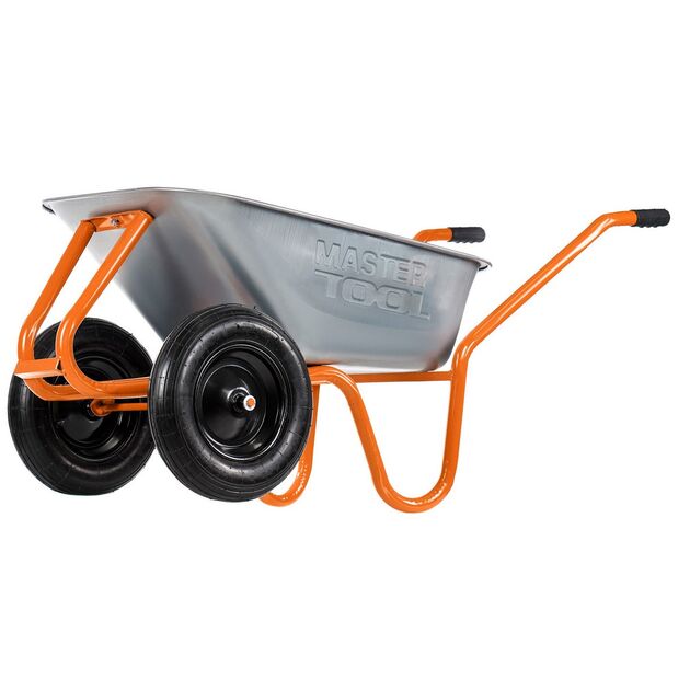 Тачка садово-будівельна двоколісна MASTERTOOL 85 л 250 кг 79-9846, фото  | SNABZHENIE.com.ua