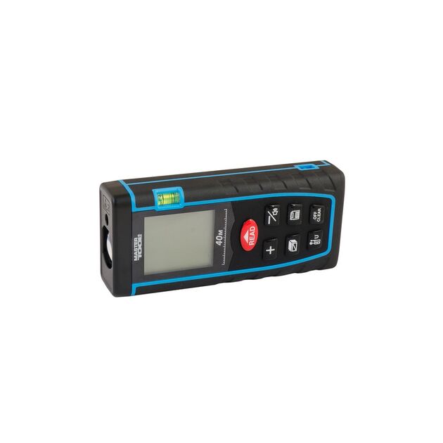 Дальномер лазерный MASTERTOOL 0.05-40 м 2 мм/м с чехлом 30-0940, фото  | SNABZHENIE.com.ua