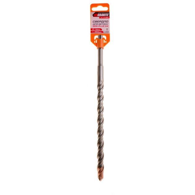 Сверло бетонное GRANITE SDS-PLUS S4 14х260 мм, фото , изображение 2 | SNABZHENIE.com.ua