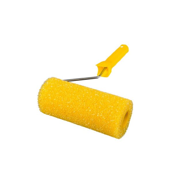 Валик малярный структурный MASTERTOOL Moltopren Decor 80/180 мм Ø 6 мм с ручкой, фото , изображение 2 | SNABZHENIE.com.ua