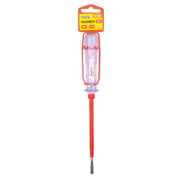 Фазометр MASTERTOOL 220-240 В SL4х220 мм 40-0001, фото , изображение 2 | SNABZHENIE.com.ua