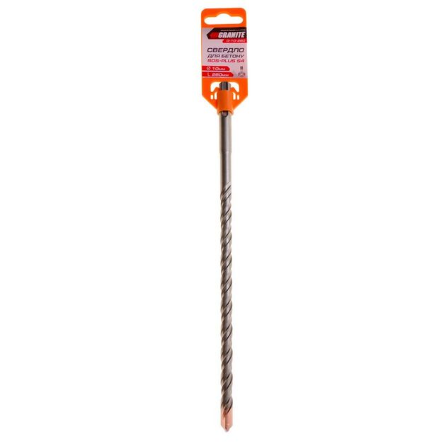 Сверло GRANITE SDS-PLUS S4 10х260 мм для бетона, фото , изображение 2 | SNABZHENIE.com.ua