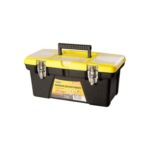 Ящик для інструмента MASTERTOOL 16 (415х210х190 мм) зі знімними органайзерами, металеві замки 79-2316, фото  | SNABZHENIE.com.ua