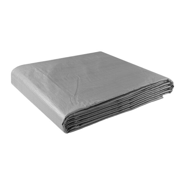 Тент MASTERTOOL 4х6 м 110 г/м² срібло 79-7406, фото , зображення 2 | SNABZHENIE.com.ua
