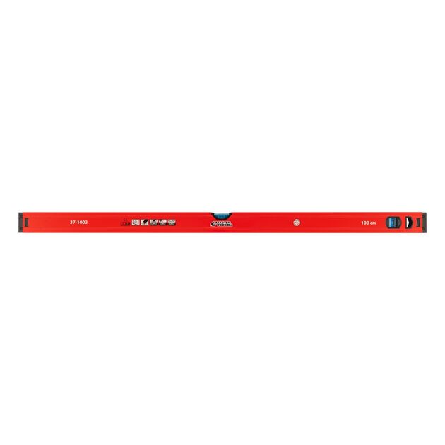 Уровень MASTERTOOL 100 см 2 капсулы 0.5 мм, фрезерованная поверхность, фото , изображение 2 | SNABZHENIE.com.ua
