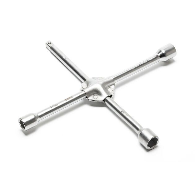 Ключ баллонный крестовой усиленный MASTERTOOL 17x19x21x1/2" 350х16 мм 73-0313, фото  | SNABZHENIE.com.ua