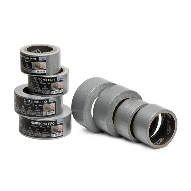 Армированный скотч MASTERTOOL 50 мм, 50 м, 77-2550, фото , изображение 3 | SNABZHENIE.com.ua