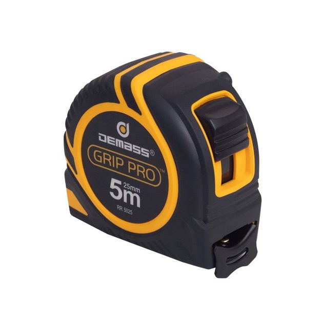 Рулетка измерительная Grip Pro 5 м x 25 мм DEMASS (RR 5025), фото  | SNABZHENIE.com.ua