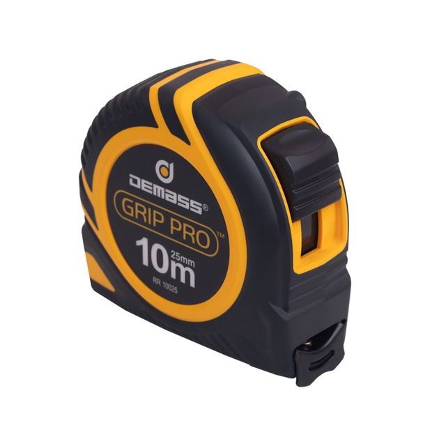 Рулетка Grip Pro, 10 м x 25 мм, DEMASS (RR 10025), фото  | SNABZHENIE.com.ua