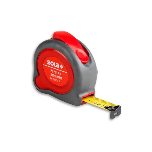 Рулетка измерительная SOLA 5 м PP 5, фото  | SNABZHENIE.com.ua