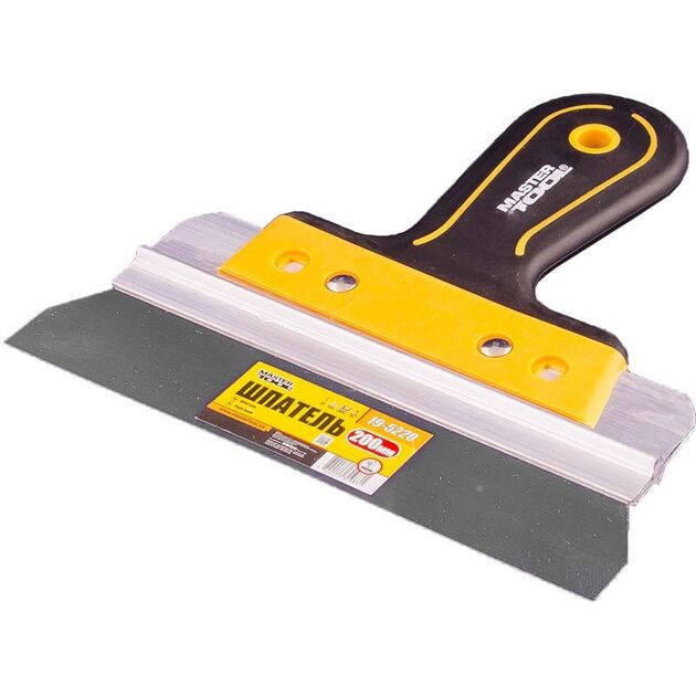 Шпатель MASTERTOOL AL-PROFI 200х35 мм з ручкою TPR 19-5220, фото  | SNABZHENIE.com.ua