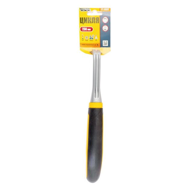 Цикля MASTERTOOL 238x25.6 мм с двухкомпонентной ручкой 17-1005, фото , изображение 2 | SNABZHENIE.com.ua