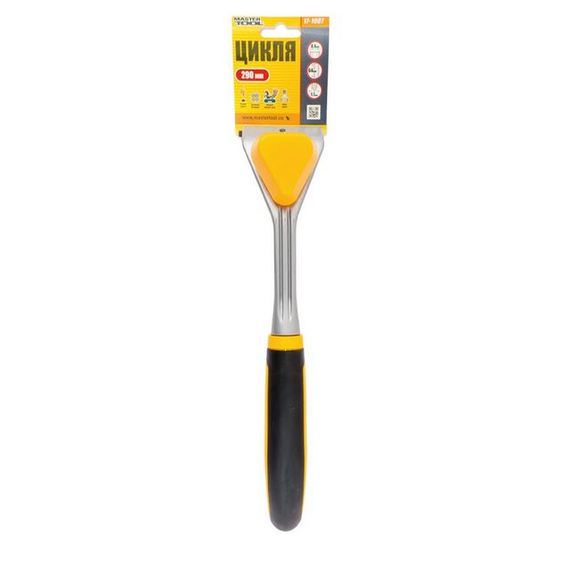 Цикля MASTERTOOL 290х64 мм з двокомпонентною ручкою 17-1007, фото , зображення 2 | SNABZHENIE.com.ua