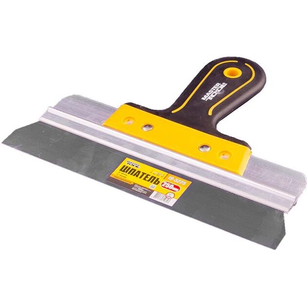 Шпатель MASTERTOOL AL-PROFI 250х35 мм с ручкой TPR 19-5225, фото  | SNABZHENIE.com.ua