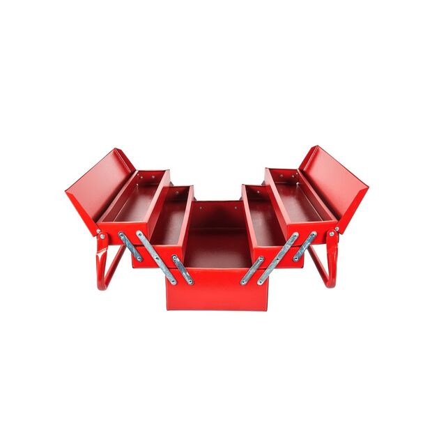 Ящик металлический MASTERTOOL 550 мм, 5 отделений, 79-5505, фото , изображение 2 | SNABZHENIE.com.ua