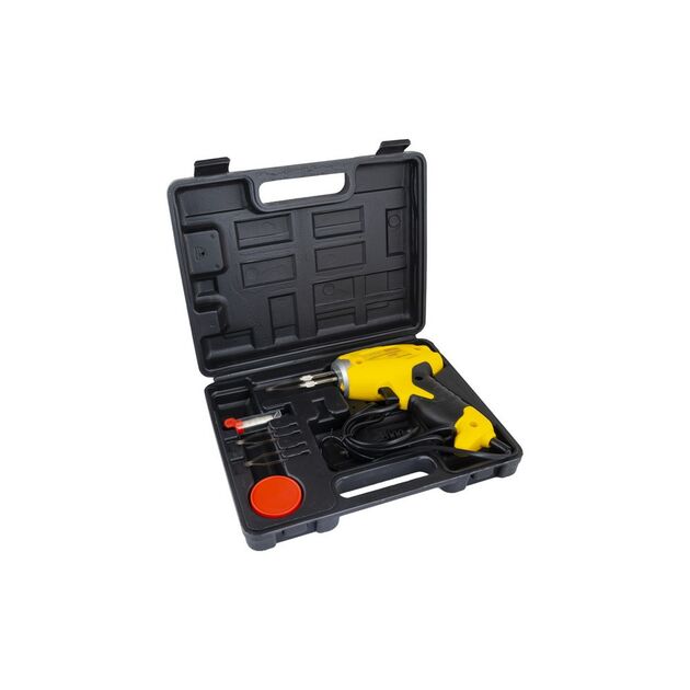 Импульсный паяльник MASTERTOOL 100 Вт с насадками в кейсе 44-0000, фото , изображение 3 | SNABZHENIE.com.ua
