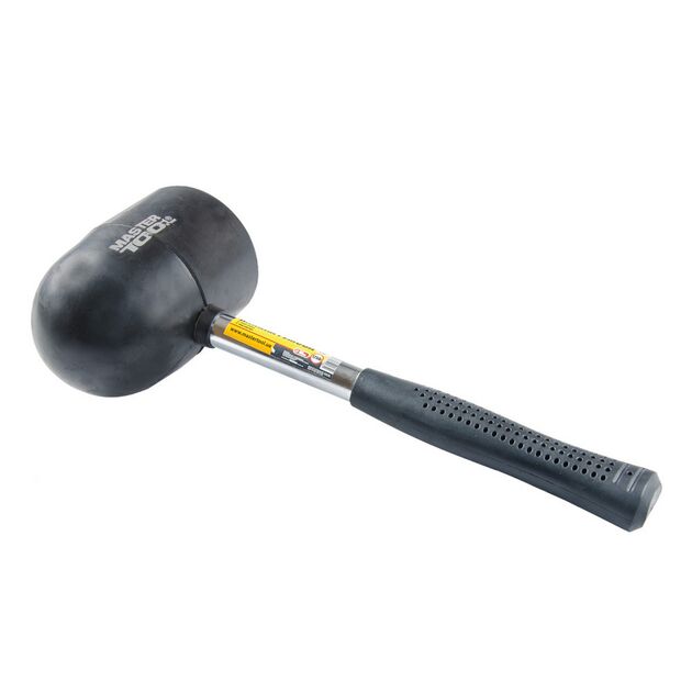 Киянка резиновая MASTERTOOL 90 мм 1250 г, металлическая ручка 02-1305, фото  | SNABZHENIE.com.ua