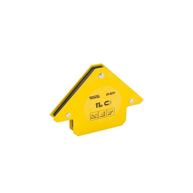 Магніт для зварювання MASTERTOOL 11 кг 45°/90°/135° 81-0211, фото , зображення 2 | SNABZHENIE.com.ua