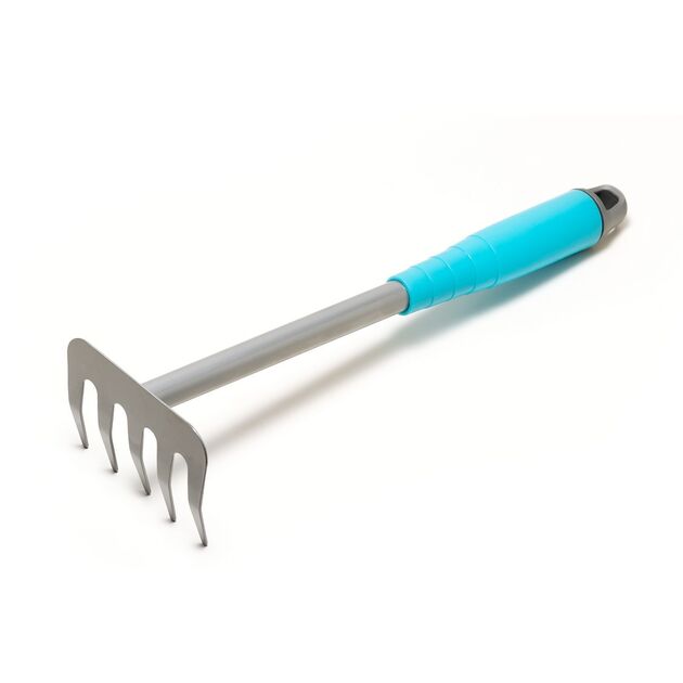 Грабли садовые MASTERTOOL пластиковая ручка 5 зубьев 300х90 мм, фото  | SNABZHENIE.com.ua