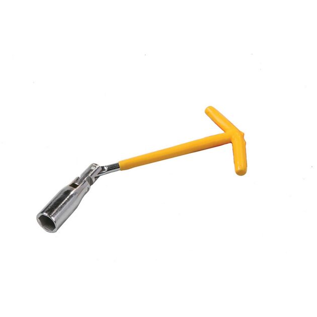 Ключ свічковий Т-образний MASTERTOOL з шарніром 16 мм 73-0100, фото  | SNABZHENIE.com.ua
