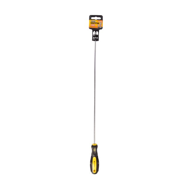 Отвёртка плоская MASTERTOOL SL5x400 мм 48-5540, фото , изображение 2 | SNABZHENIE.com.ua