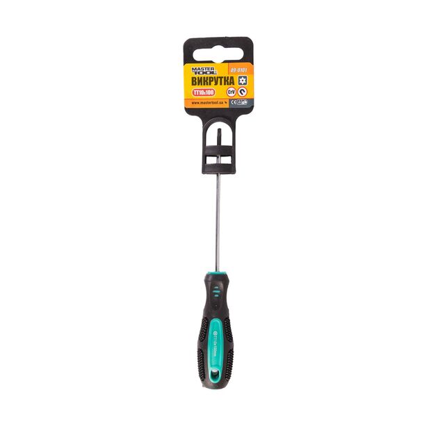 Отвёртка MASTERTOOL TORX TT10 100 мм 49-0101, фото , изображение 2 | SNABZHENIE.com.ua