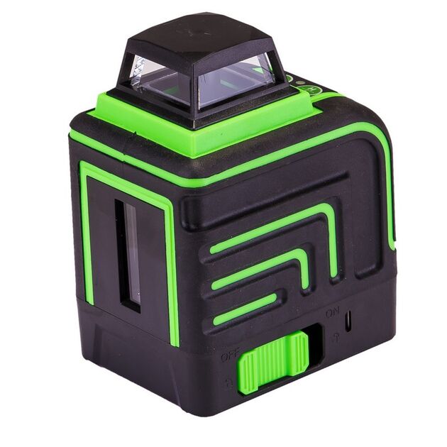 Уровень лазерный MASTERTOOL H360+V 2 головки GREEN 10 м в сумке 30-1906, фото , изображение 2 | SNABZHENIE.com.ua
