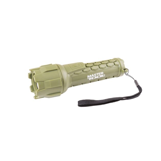 Фонарь MASTERTOOL 180х55 мм CREE LED IP66 2xAA 94-0802, фото  | SNABZHENIE.com.ua
