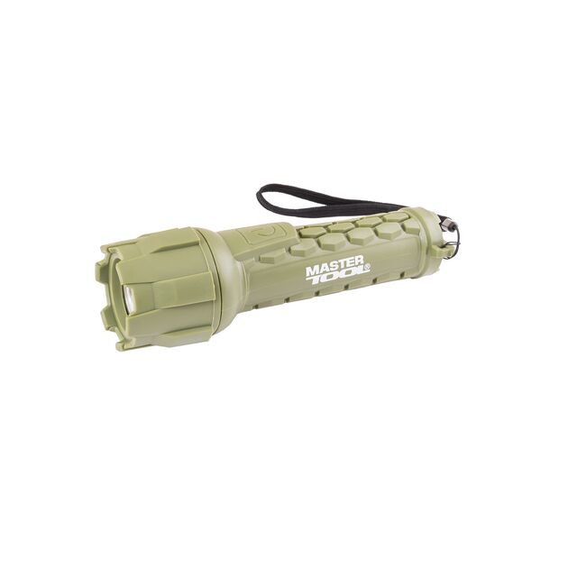 Фонарь MASTERTOOL 180х55 мм CREE LED IP66 2xAA 94-0802, фото , изображение 2 | SNABZHENIE.com.ua