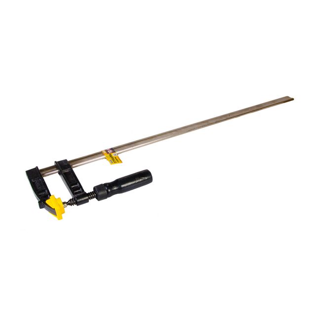 Струбцина MASTERTOOL тип F 800х120 мм с деревянной ручкой, фото  | SNABZHENIE.com.ua