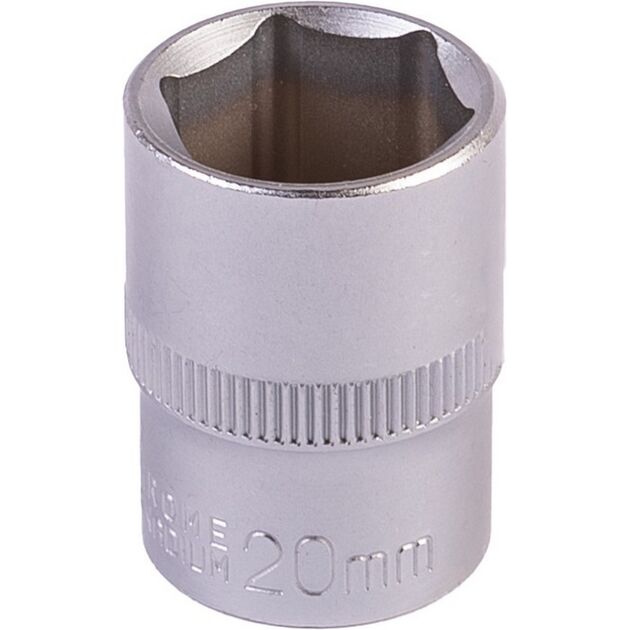 Насадка торцевая 6-гранная MASTERTOOL 1/2" 20 мм CRV 78-0020, фото  | SNABZHENIE.com.ua