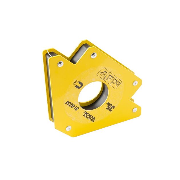 Магніт для зварки MASTERTOOL 35 кг 45°/90°/135° 81-0234, фото  | SNABZHENIE.com.ua