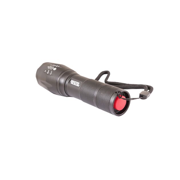 Фонарик з регулюванням фокуса MASTERTOOL 5 режимів 130х38х28 мм CREE XM-L T6 LED 3xAAA/1x18650 AL 94-0819, фото , зображення 3 | SNABZHENIE.com.ua