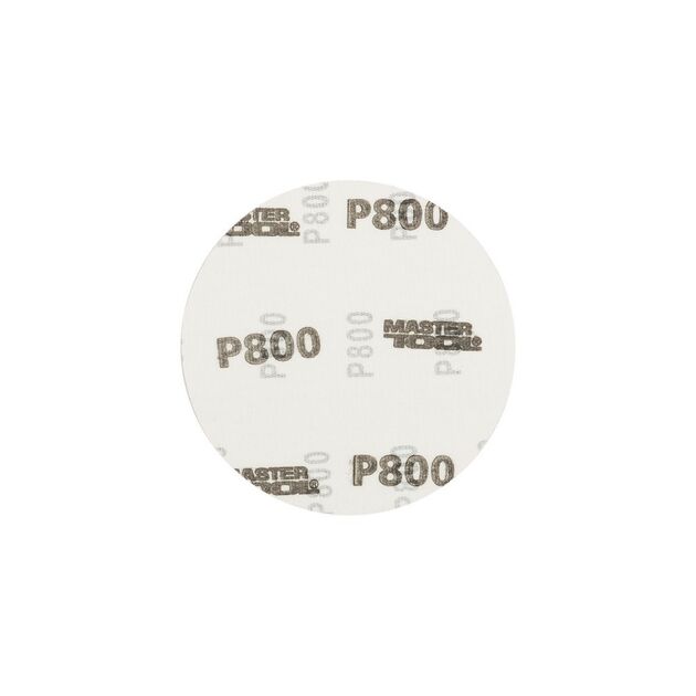 Круг шліфувальний на липучці MASTERTOOL 125 мм зерно 800 10 шт 08-2580, фото , зображення 2 | SNABZHENIE.com.ua