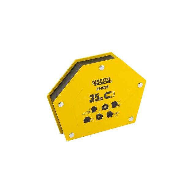 Магнит для сварки MASTERTOOL 35 кг 145х110 мм 81-0235, фото  | SNABZHENIE.com.ua