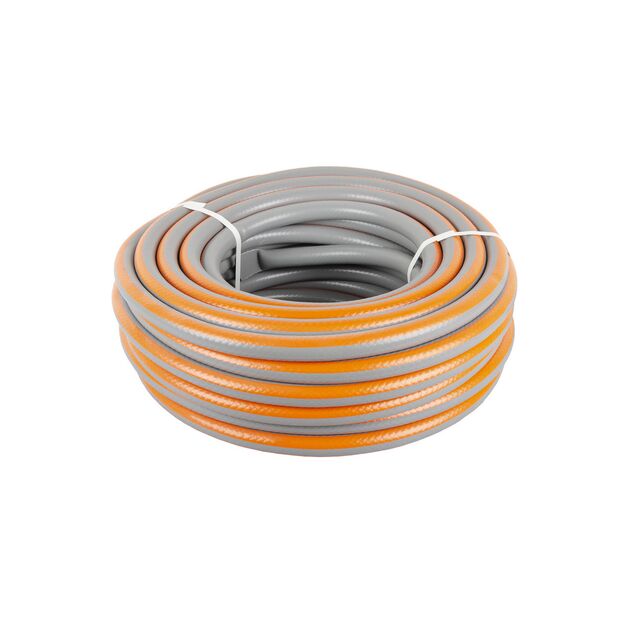 Шланг для поливу MASTERTOOL MURAVA 3/4 25 м сірий 92-1062, фото  | SNABZHENIE.com.ua