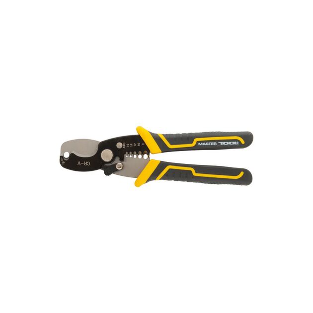 Кабелерез MASTERTOOL со съемником изоляции 1.3–8.0 мм² 75-2275, фото , изображение 2 | SNABZHENIE.com.ua
