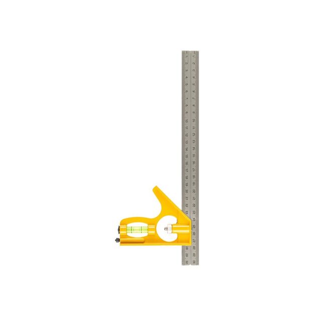 Угольник столяра MASTERTOOL 300 мм с капсулой AL-SS 30-3510, фото , изображение 3 | SNABZHENIE.com.ua