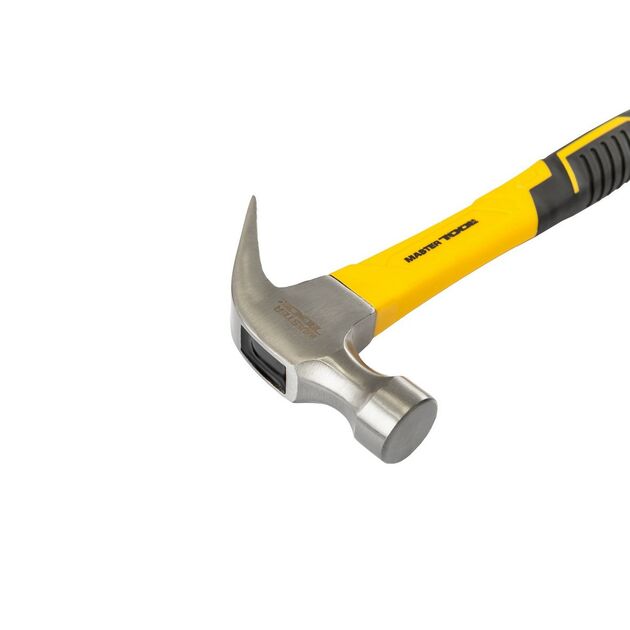 Молоток столярный MASTERTOOL 450 г HRC 50 рукоятка фиберглассовая 300 мм 02-0914, фото , изображение 3 | SNABZHENIE.com.ua