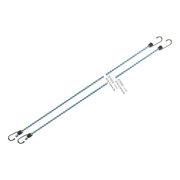 Стяжка груза MASTERTOOL резиновая 8 мм 120 см, 2 шт, 81-0322, фото , изображение 2 | SNABZHENIE.com.ua
