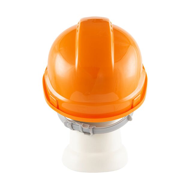 Каска защитная MASTERTOOL KAF-PEV IV-I-440V-53-62 оранжевая, фото , изображение 3 | SNABZHENIE.com.ua