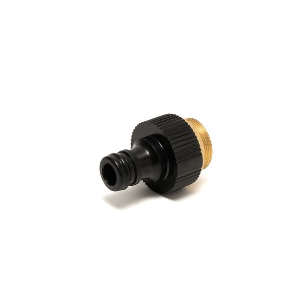 Адаптер под кран быстросъемный MASTERTOOL ½" ВР - M22 ВР / M24 НР с латунным переходником 92-9372, фото , изображение 2 | SNABZHENIE.com.ua