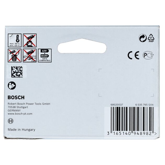 PBA 12 В, 2,0 А·год Bosch, фото , изображение 3 | SNABZHENIE.com.ua