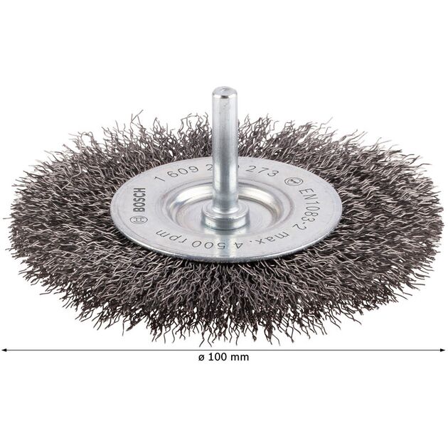 Дискова щітка PRO Metal clean, прямий хвостовик, 100 x 0,3 мм Bosch, фото , изображение 4 | SNABZHENIE.com.ua