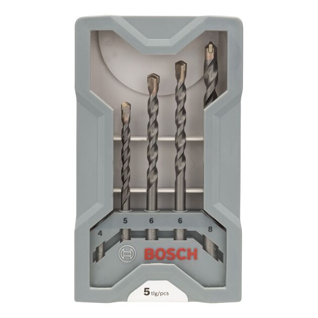Набір із 5 свердел по бетону CYL-3, 4–8 мм Bosch, фото , зображення 2 | SNABZHENIE.com.ua