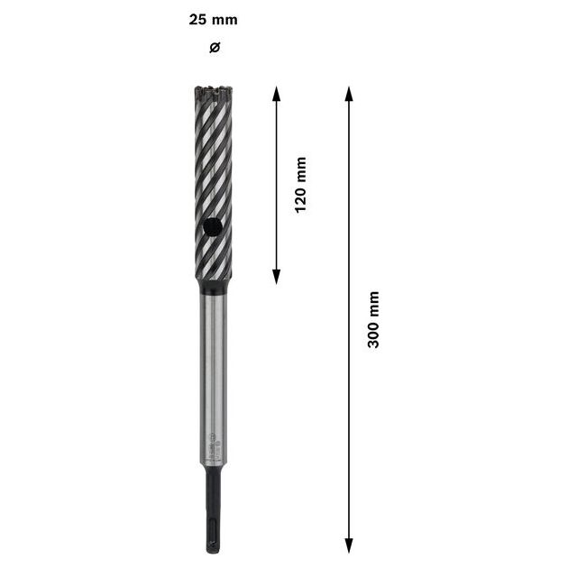 Свердло PRO SDS plus Rebar Cutter, 25 x 120 x 300 мм Bosch, фото , изображение 4 | SNABZHENIE.com.ua
