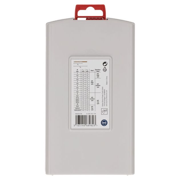 Набір спіральних свердел PRO Stainless Steel HSS-Co, 25 шт. Bosch, фото , изображение 3 | SNABZHENIE.com.ua